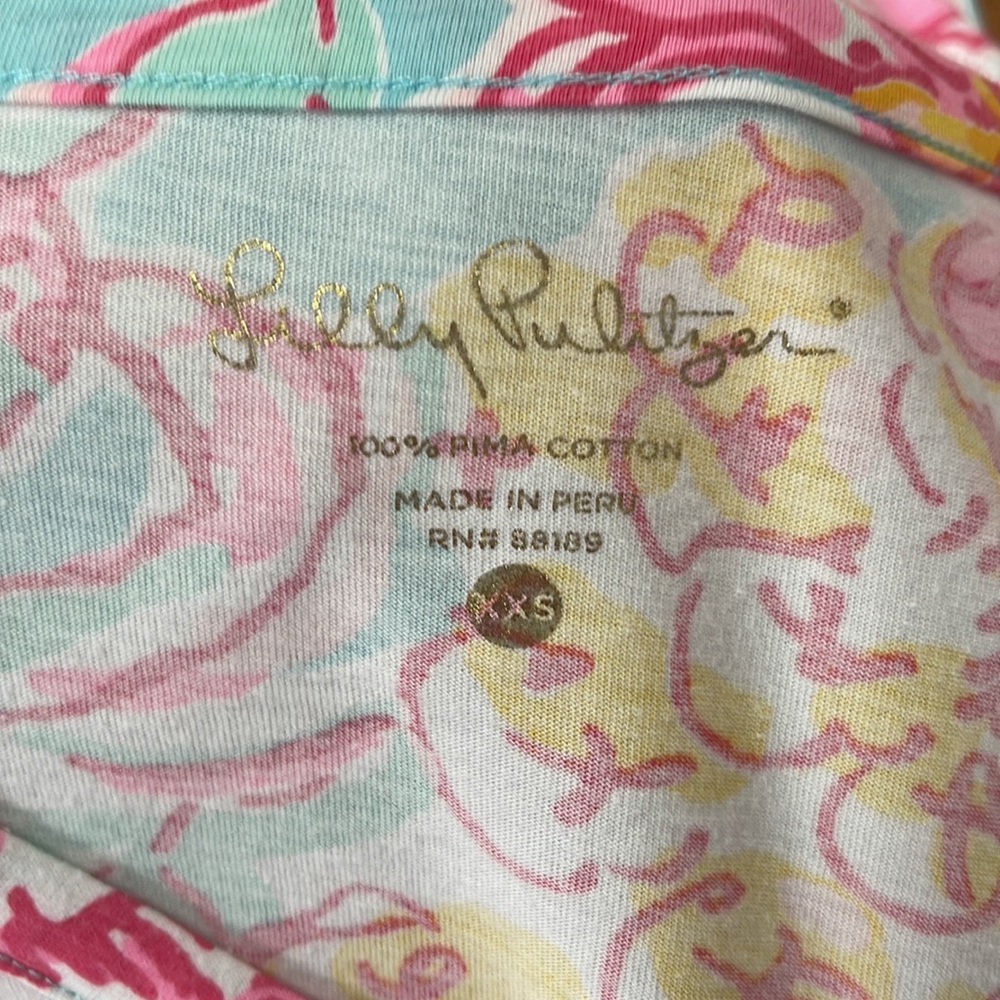 Lilly Pulitzer floral long sleeve dress - Picture 3 of 4